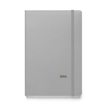 Silver Hardcover Bound Notebook