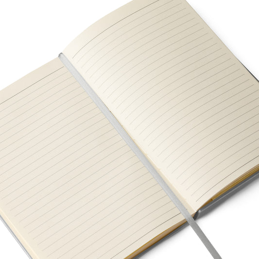 Silver Hardcover Bound Notebook