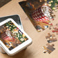 Rainbow Mallows Cocoa Jigsaw Puzzle with Tin