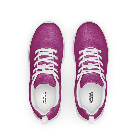 Men’s Red Violet Athletic Shoes