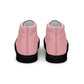 Men’s Light Pink High Top Canvas Shoes