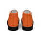 Men’s Orange High Top Canvas Shoes