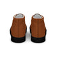 Men’s Saddle Brown High Top Canvas Shoes