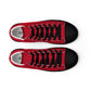 Men’s Red High Top Canvas Shoes