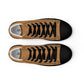 Men’s Nude High Top Canvas Shoes