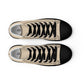 Men’s Champagne High Top Canvas Shoes