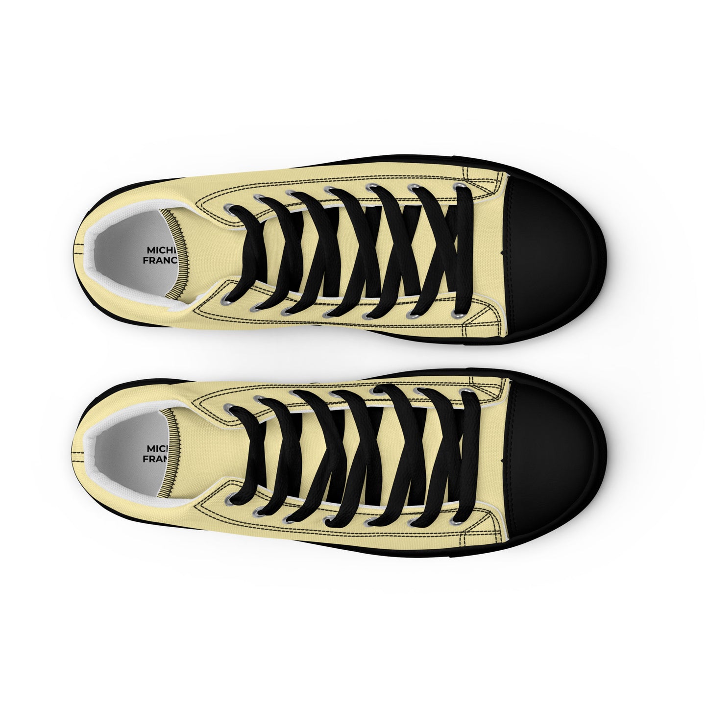 Men’s Banana Mania High Top Canvas Shoes