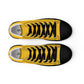 Men’s Yellow High Top Canvas Shoes