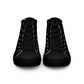 Men’s Black High Top Canvas Shoes