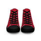 Men’s Red High Top Canvas Shoes