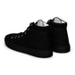 Men’s Black High Top Canvas Shoes