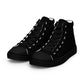 Men’s Black High Top Canvas Shoes