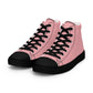 Men’s Light Pink High Top Canvas Shoes