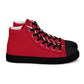 Men’s Red High Top Canvas Shoes