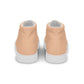 Men’s Peach High Top Canvas Shoes