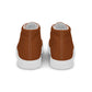 Men’s Saddle Brown High Top Canvas Shoes