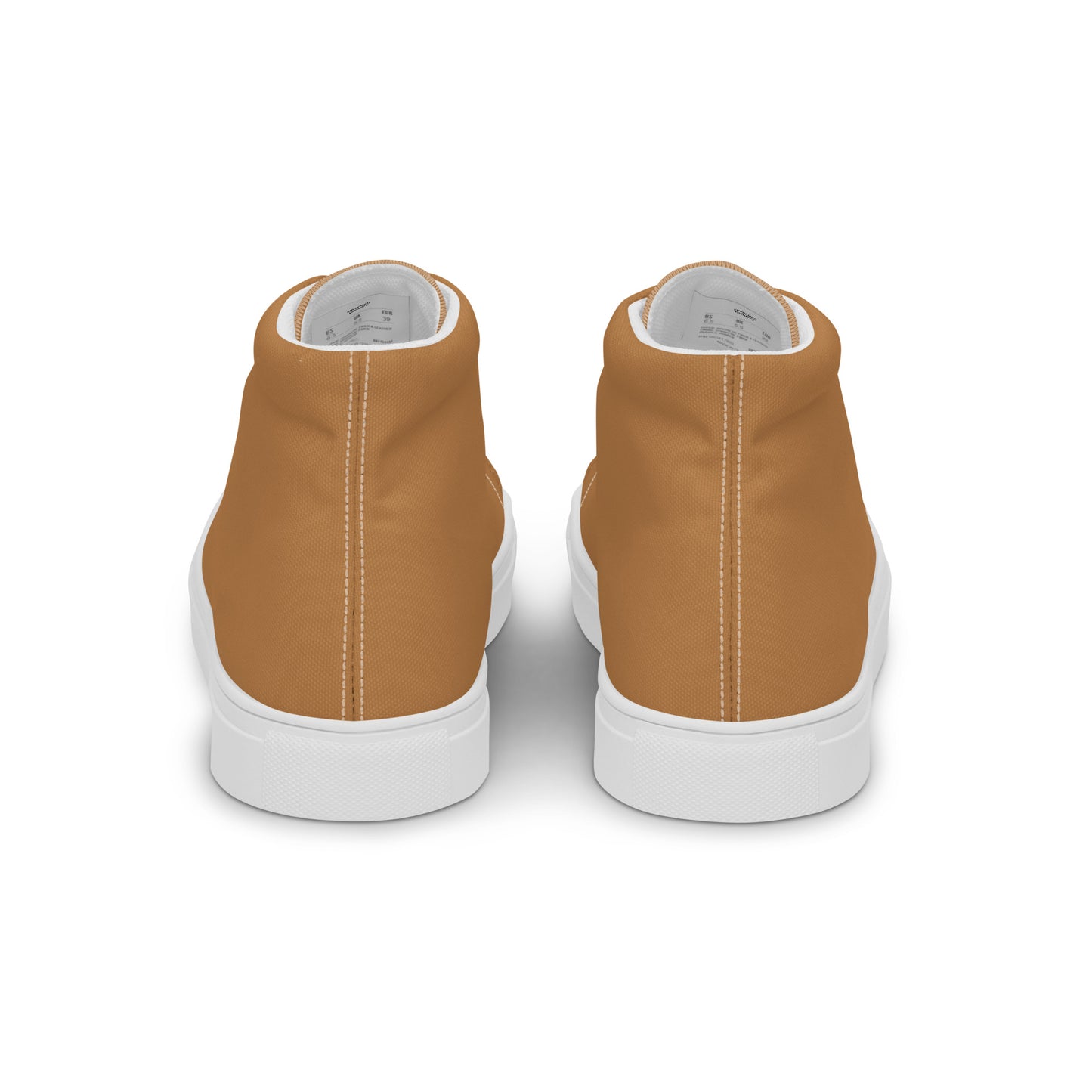 Men’s Nude High Top Canvas Shoes