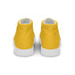 Men’s Yellow High Top Canvas Shoes