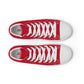 Men’s Red High Top Canvas Shoes