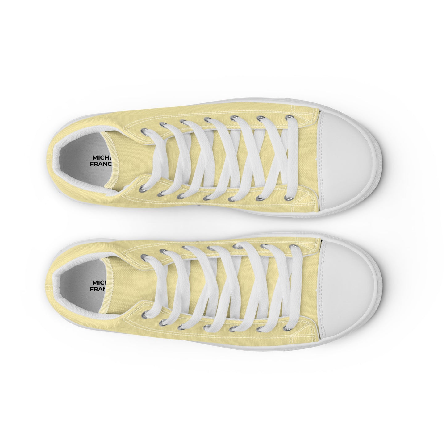 Men’s Banana Mania High Top Canvas Shoes