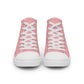 Men’s Light Pink High Top Canvas Shoes