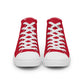 Men’s Red High Top Canvas Shoes