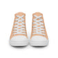 Men’s Peach High Top Canvas Shoes