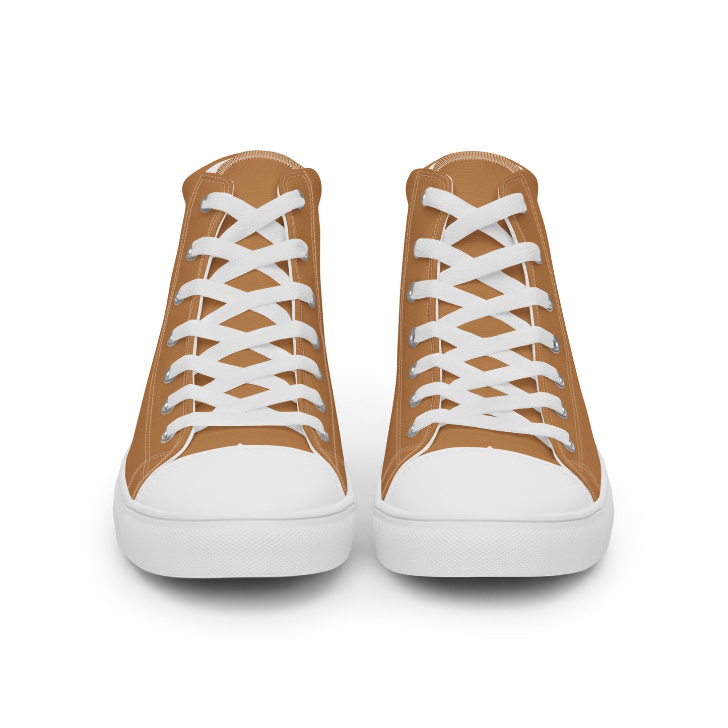 Men’s Nude High Top Canvas Shoes