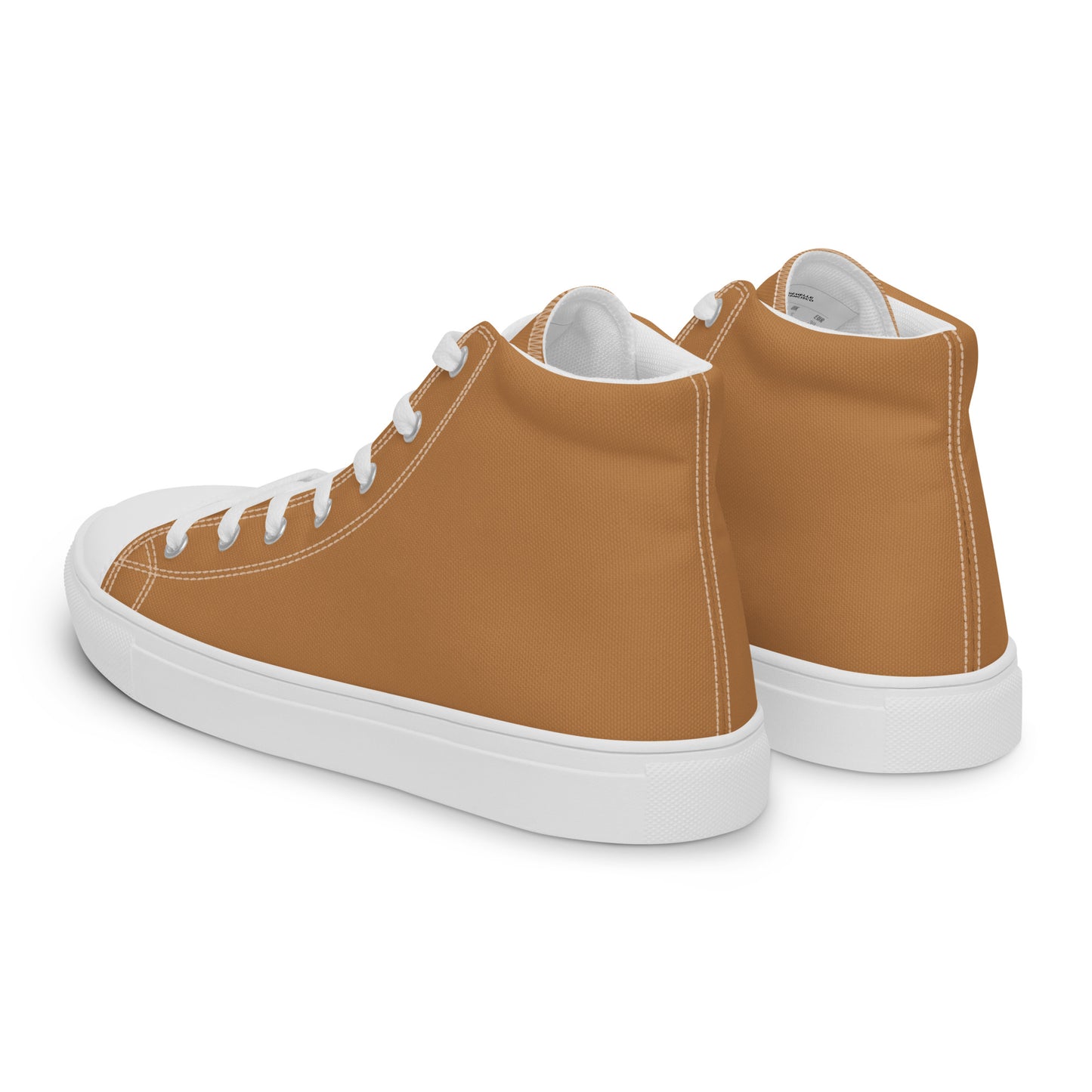 Men’s Nude High Top Canvas Shoes