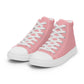 Men’s Light Pink High Top Canvas Shoes