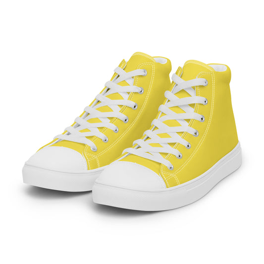 Men’s Paris Daisy High Top Canvas Shoes