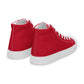 Men’s Red High Top Canvas Shoes