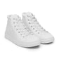 Men’s White High Top Canvas Shoes