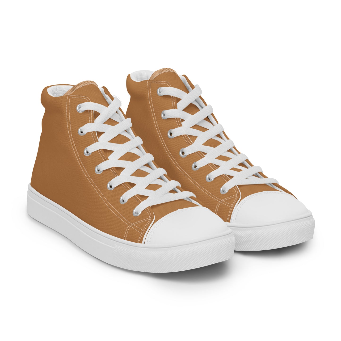 Men’s Nude High Top Canvas Shoes