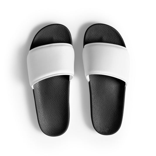 Men’s White Slides