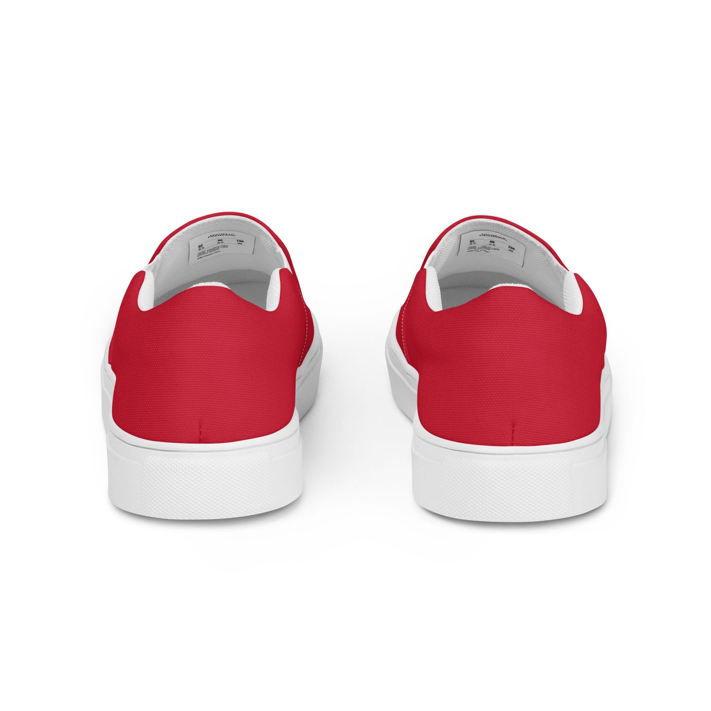 Men’s Red Slip-on Canvas Shoes