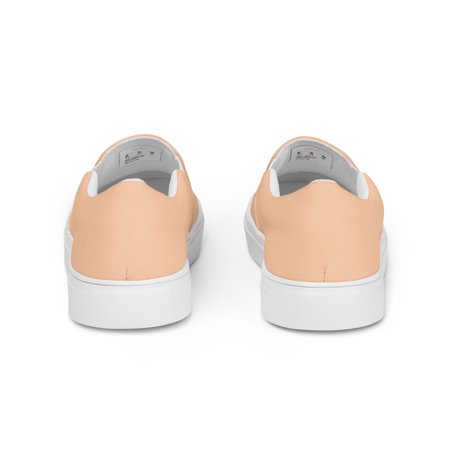 Men’s Peach Slip-on Canvas Shoes