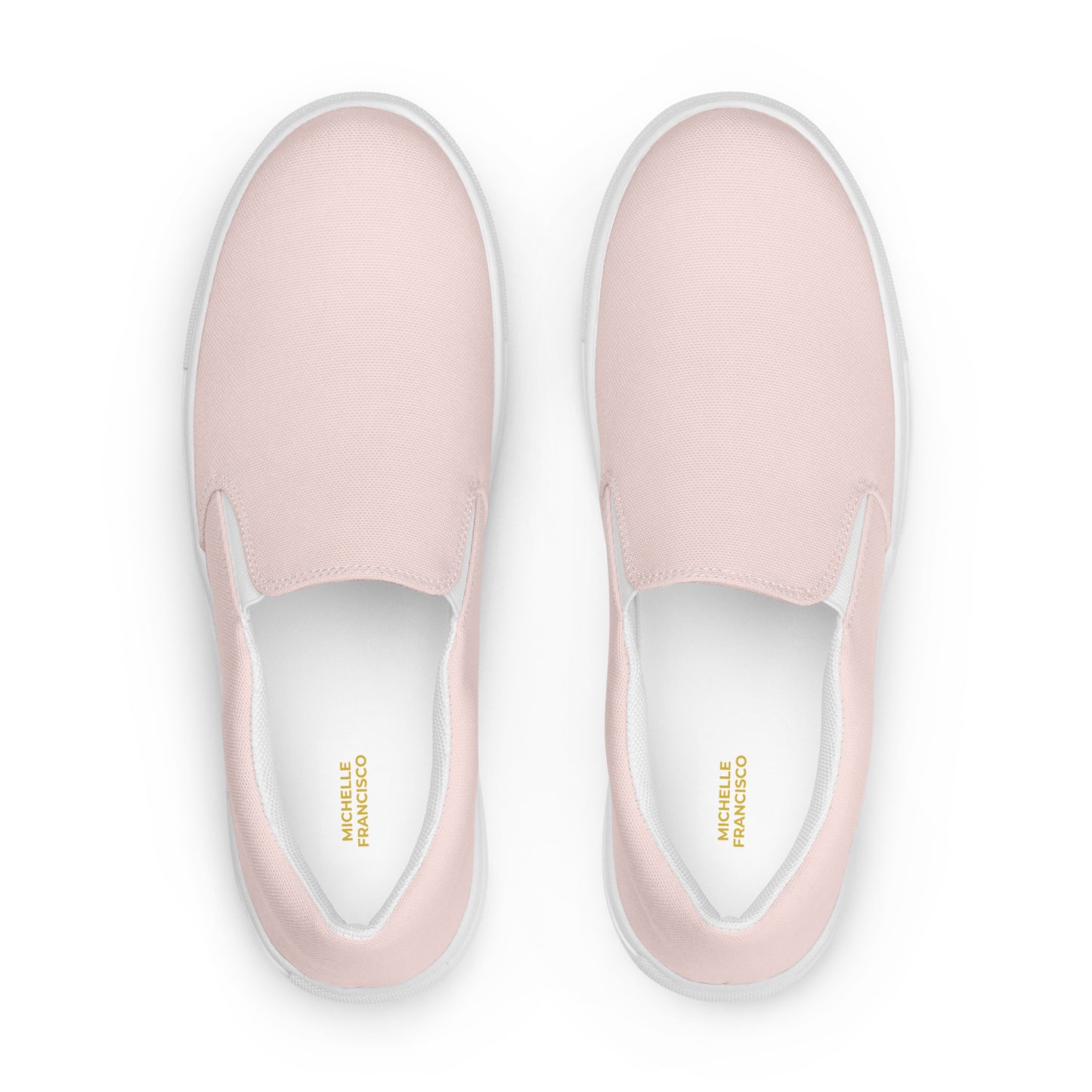 Men’s Misty Rose Slip-on Canvas Shoes