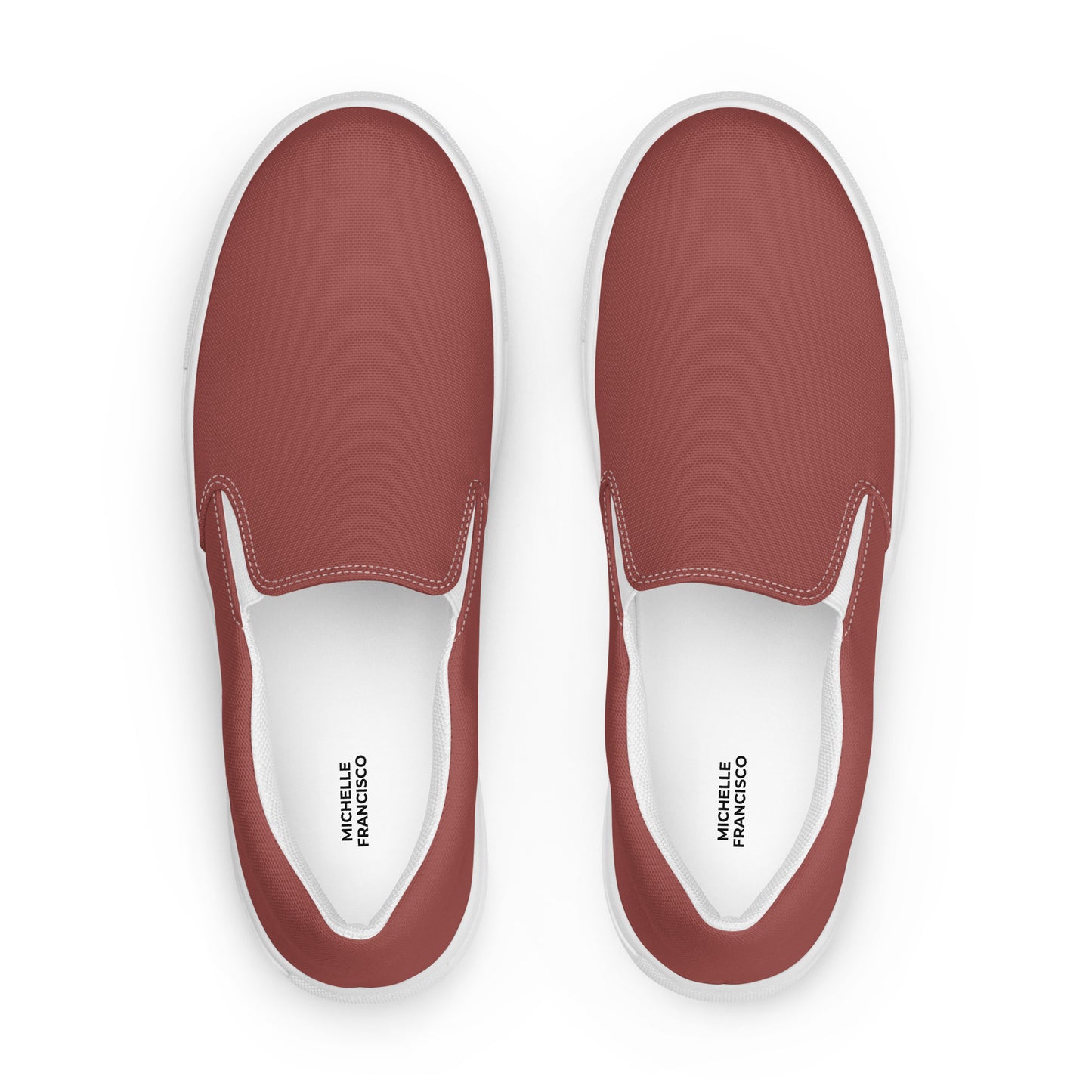 Men’s Roof Terracotta Slip-on Canvas Shoes