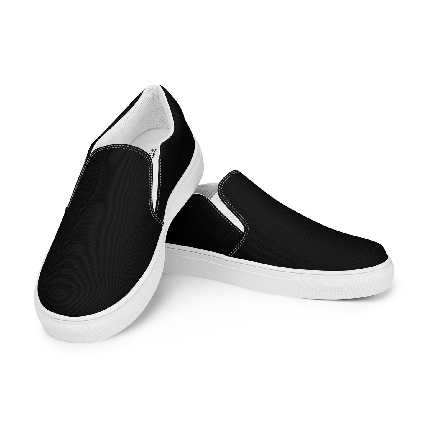 Men’s Black Slip-on Canvas Shoes