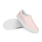 Men’s Misty Rose Slip-on Canvas Shoes