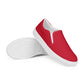 Men’s Red Slip-on Canvas Shoes