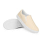 Men’s Papaya Whip Slip-on Canvas Shoes