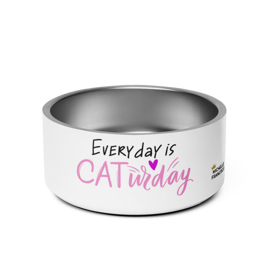 Everyday Is Caturday Pet Bowl