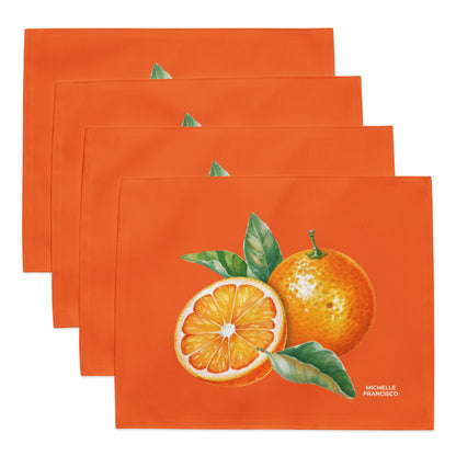 Orange Placemat Set