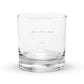 Whiskey Is The Cure Rocks Glass