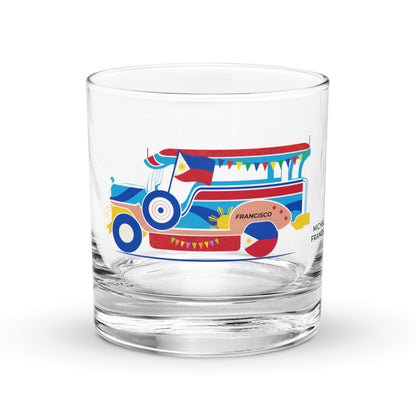 Francisco Jeepney Rocks Glass