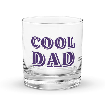 Cool Dad Rocks Glass