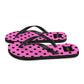 Black Polka Flip-Flops