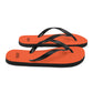 Outrageous Orange Flip-Flops